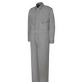 Red Kap Men's Zip Front Cotton Coverall - Gray